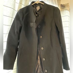 JCrew Factory City Coat with Bow